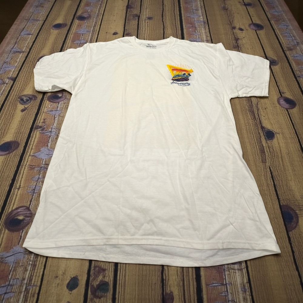 In-N-Out Burger 70th Anniversary Shirt XL White Vladimir Kush Graphic Tee 2018